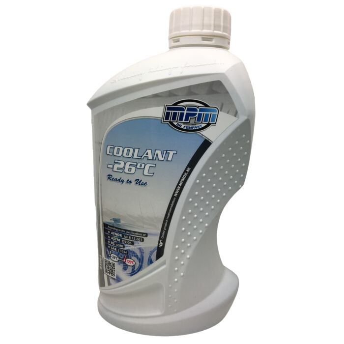 Koelvloeistof / blauw / Coolant / -26 / klaar voor gebruik / 1 liter verpakking / voor B18 & B20 motor Volvo onderdeel koelvloeistof